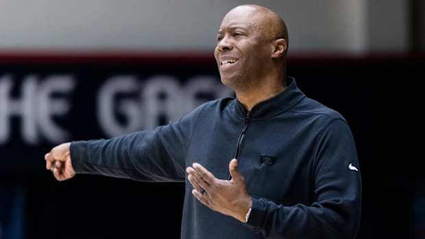 Pacific men’s basketball head coach Leonard Perry.